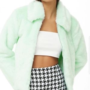Faux fur jacket